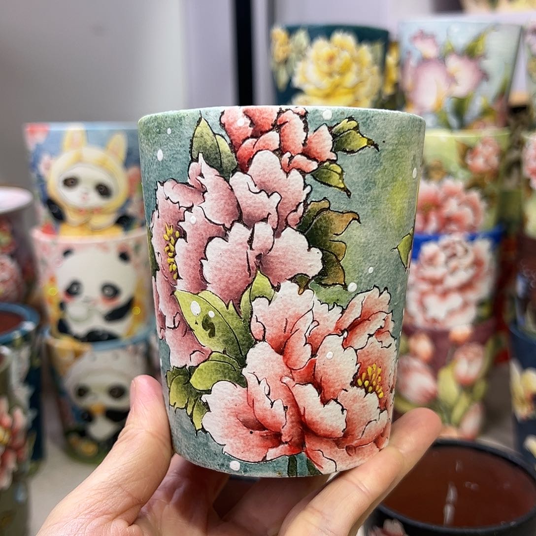 景德镇陶瓷花盆景德镇陶瓷花盆