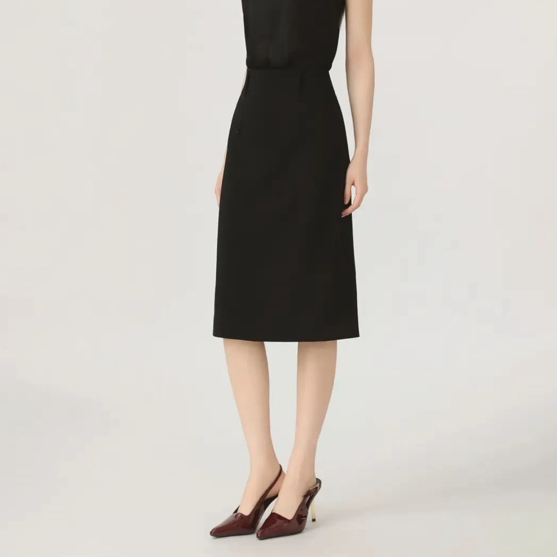 AMASS/阿玛施春夏新款气质高腰轻职风时尚通勤包臀裙半身裙520018