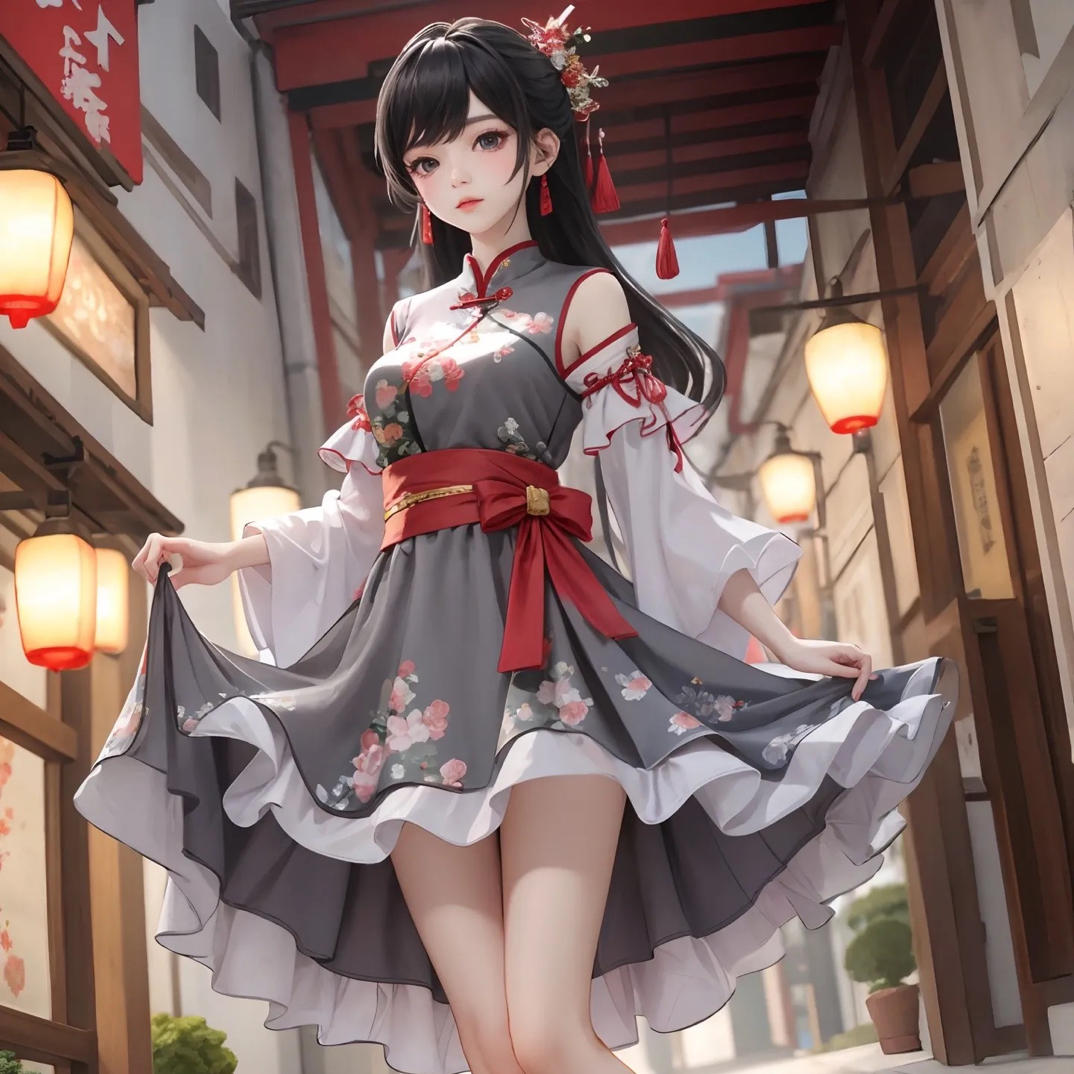 7扣号链接大码女装国风