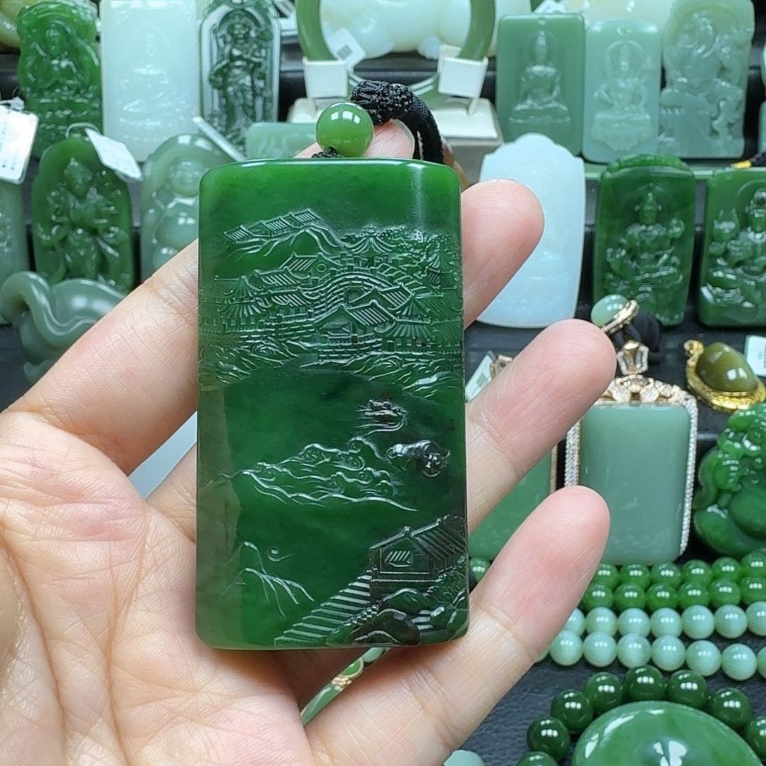 和田玉挂件未镶嵌