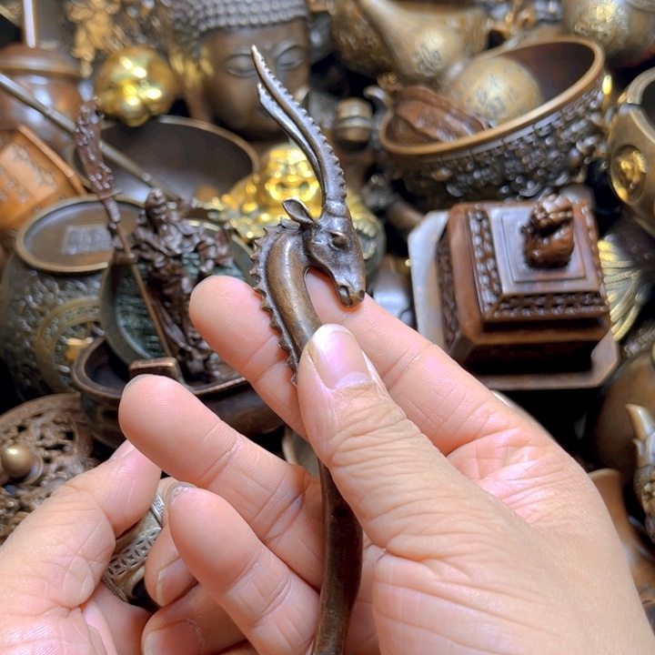 铜器摆件收收藏藏