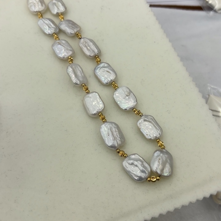 淡水珍珠颈饰合金504