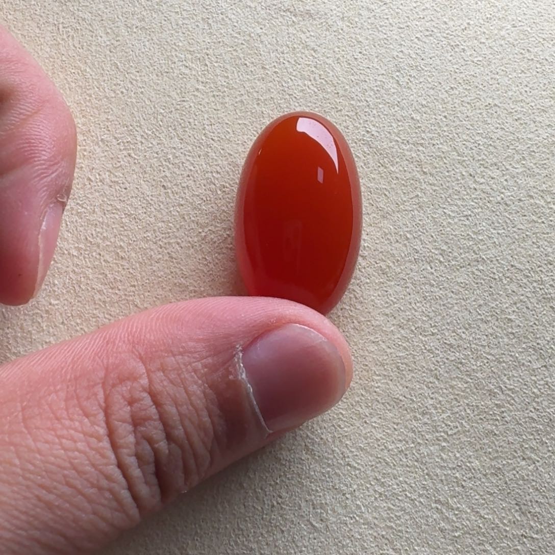 南红玛瑙冰红胸坠未镶嵌