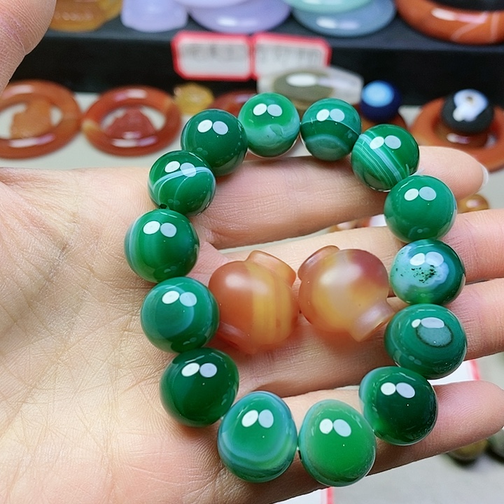 玛瑙/玉髓吊坠(不含链)未镶嵌福*