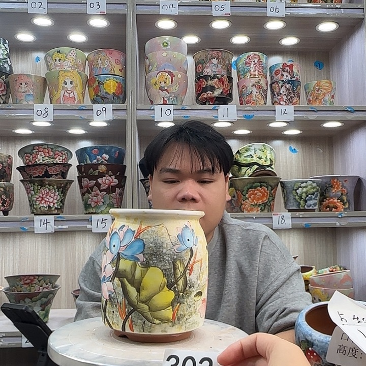 紫砂花盆瑕疵瑕疵302