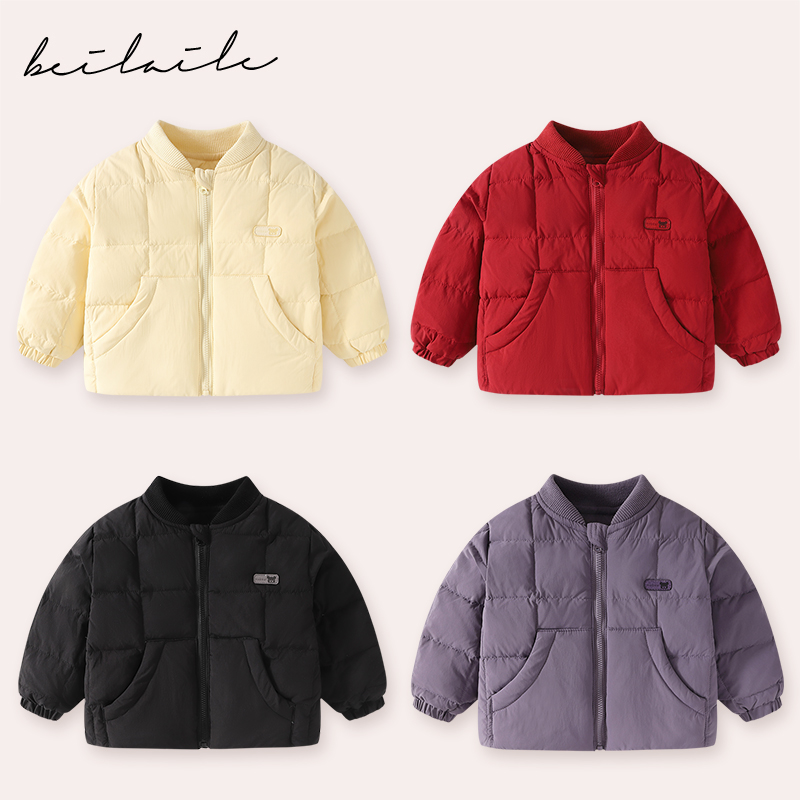【三防羽绒外套 小乐妈咪】婴儿童外套男女宝宝加厚羽绒服K29