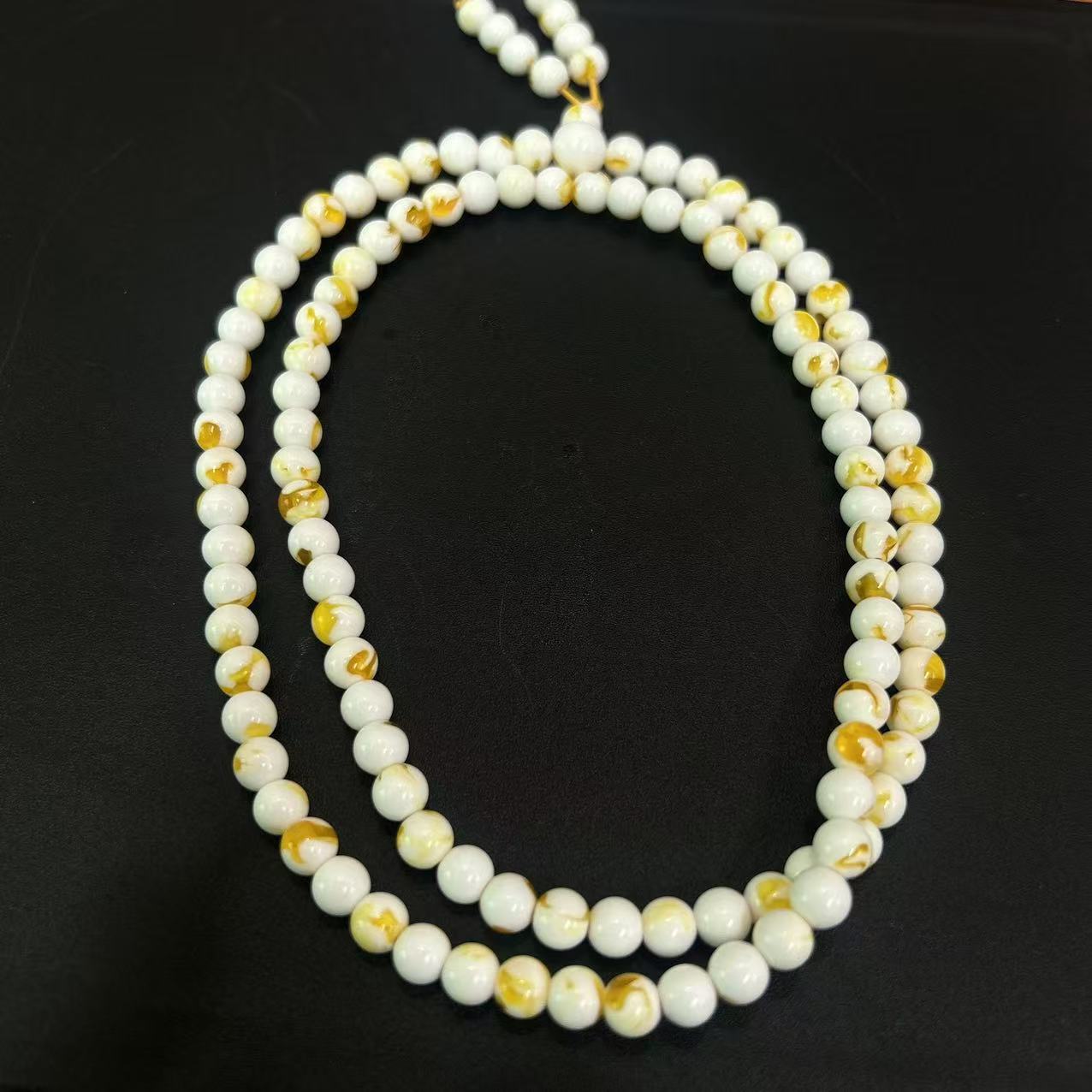 白蜡108多圈手串6mm（多样性发一件）