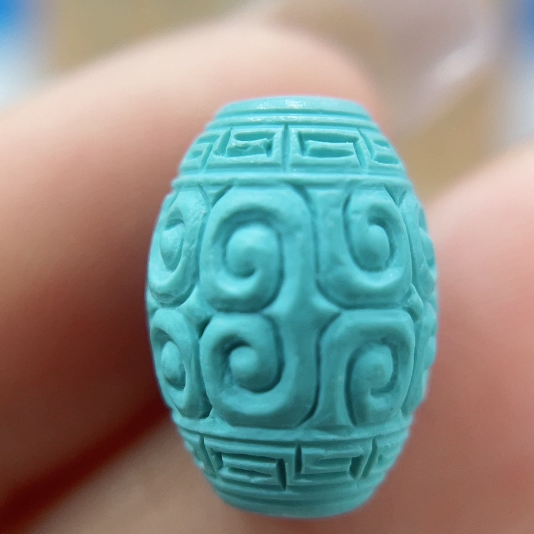 未镶嵌绿松石珠宝奇石