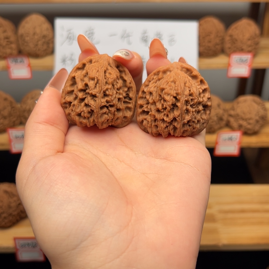 飞***段吊坠文玩核桃涿鹿南疆39全品