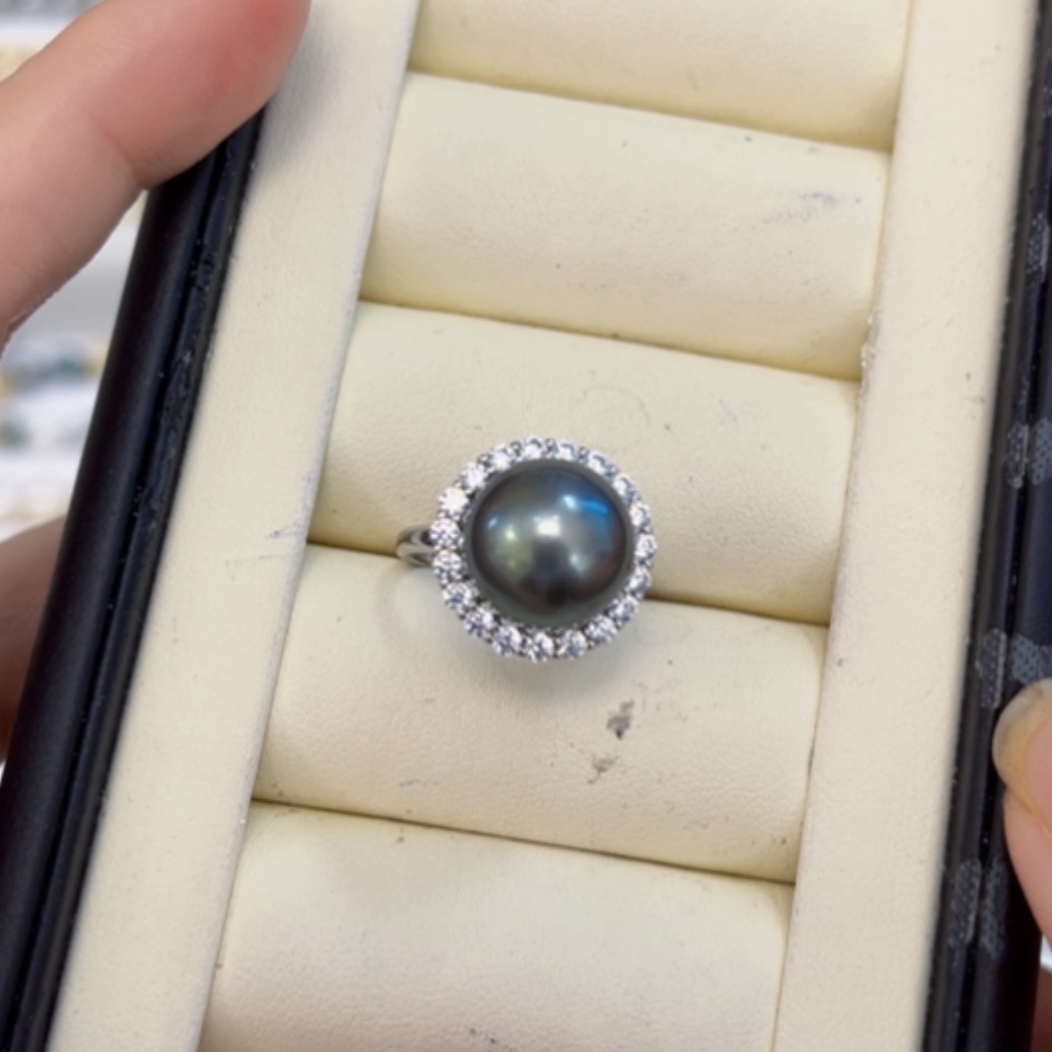 【闪购商品】海水珍珠戒圈未镶嵌