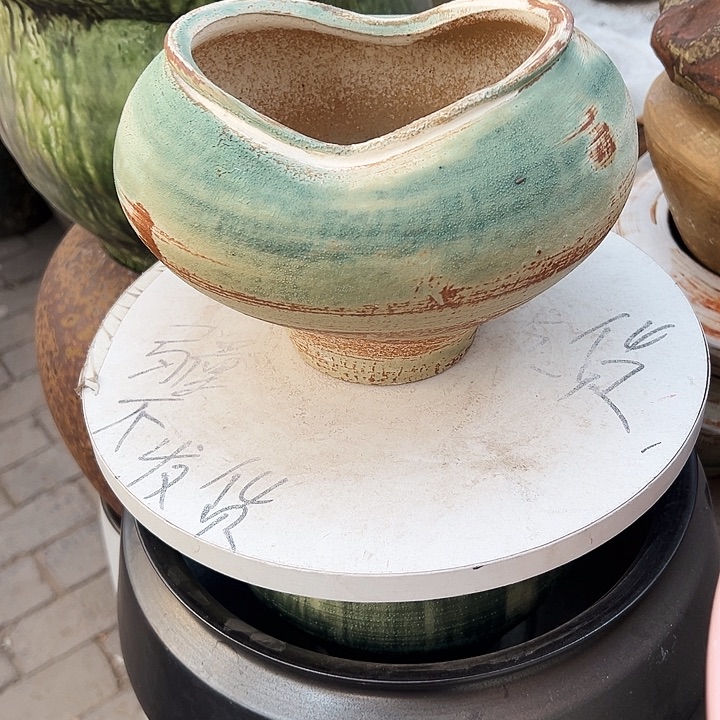 景德镇精品花盆栽适合盆栽口15高15