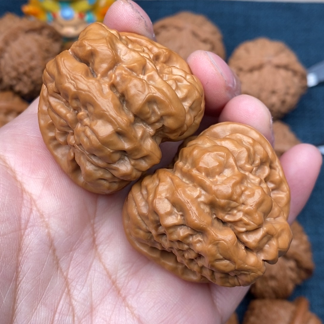 文玩核桃把件41精品开背肌肉蛙