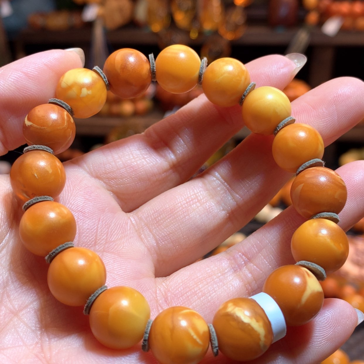 【闪购商品】手串蜜蜡未镶嵌蜜蜡手串