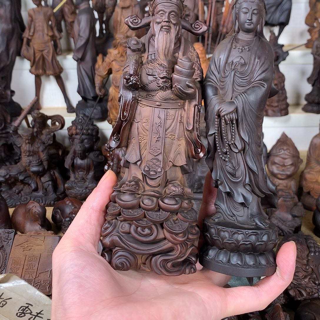 蒸****柏木（崖柏）财神观音➕油490