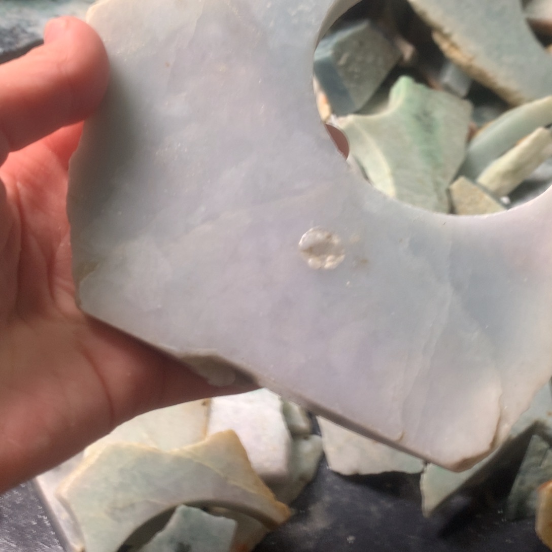 翡翠颈饰未镶嵌用****3缅甸翡翠