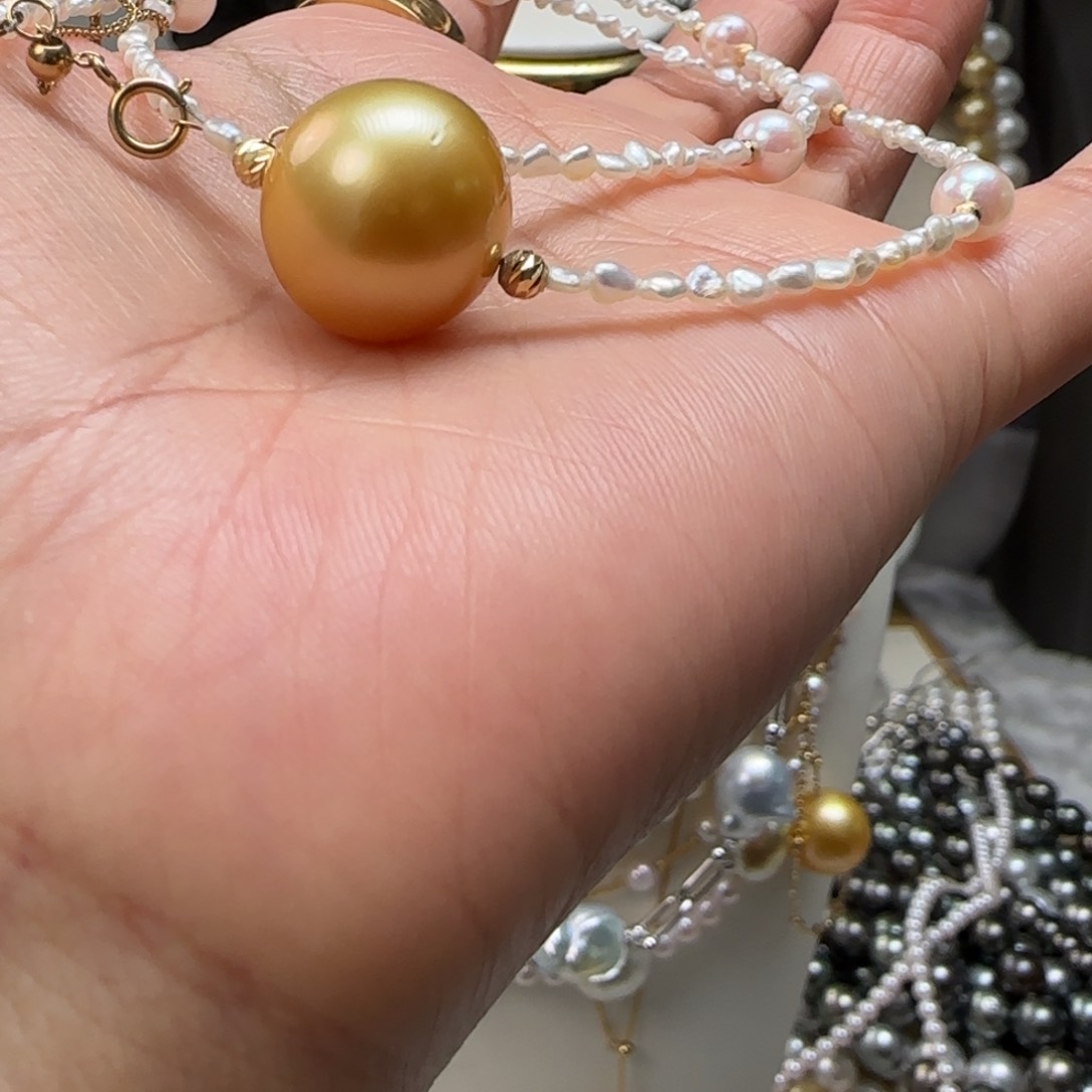 海水珍珠颈饰未镶嵌