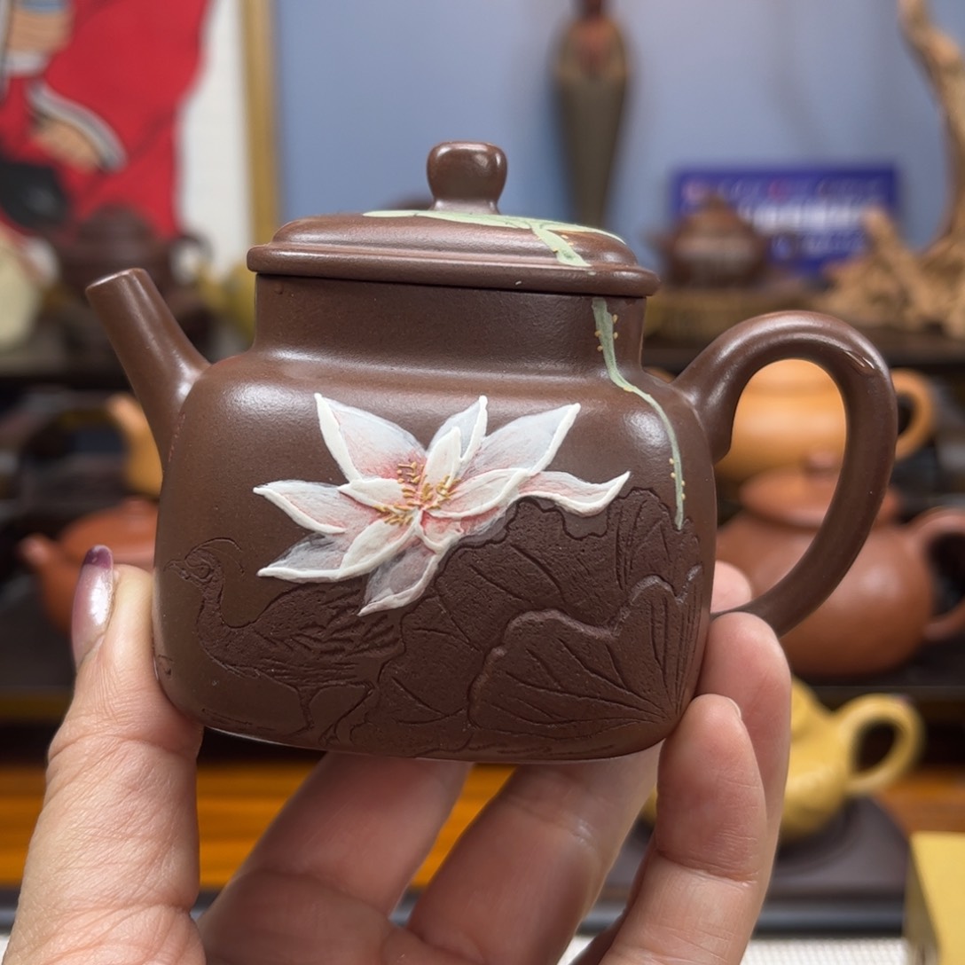 紫砂茶壶元*紫砂茶具半手工制作