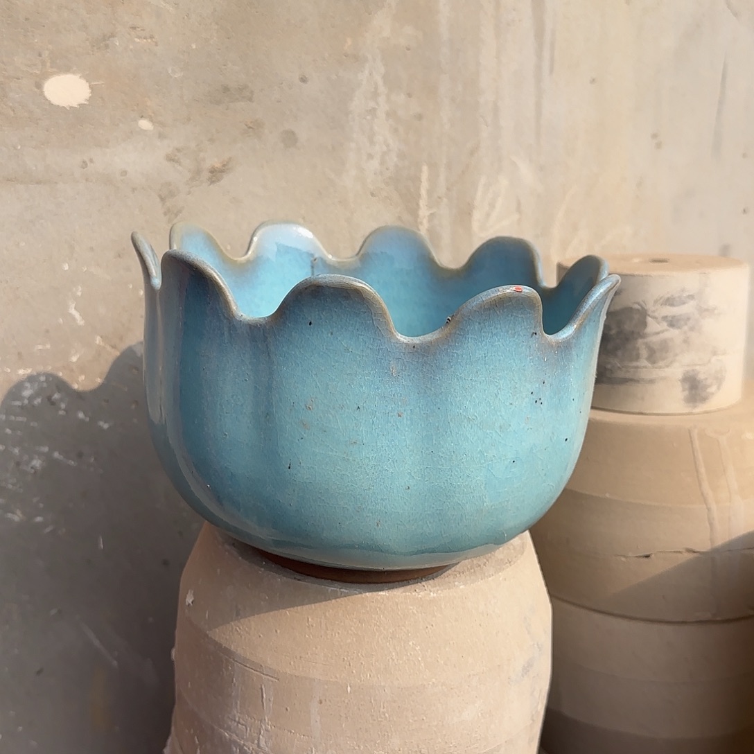 摆件陶郑家钧窑摆件微