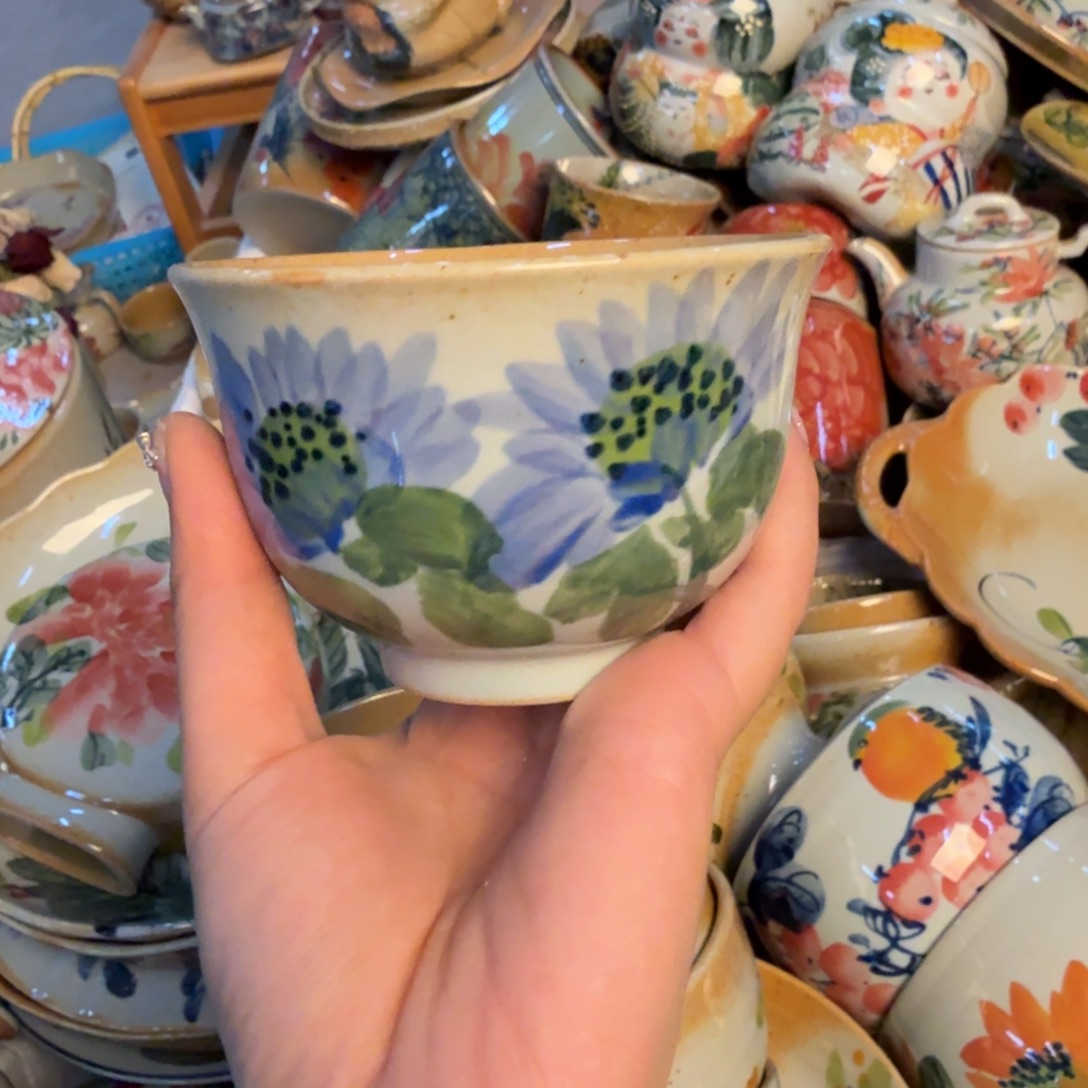 瓷片景德镇陶瓷手工手绘