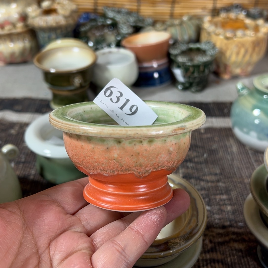 红陶景德镇手工花盆