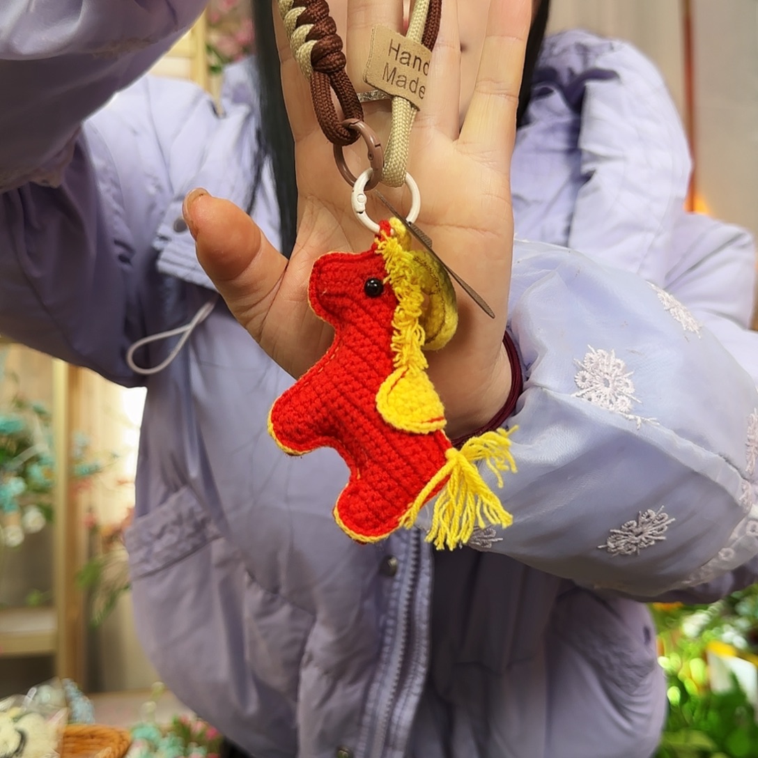 纯手工钩织钩织花束
