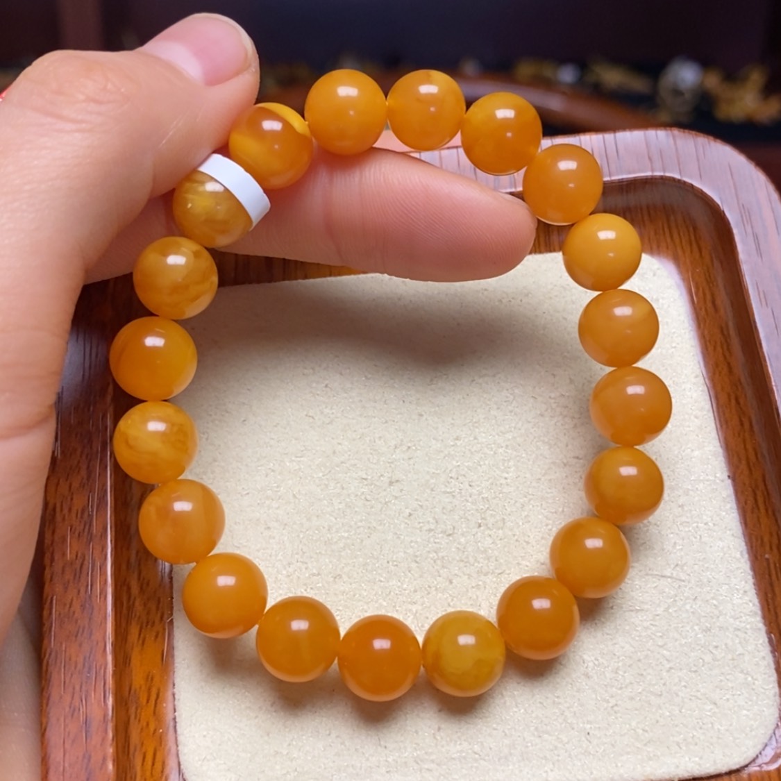 【闪购商品】蜜蜡手链未镶嵌手串