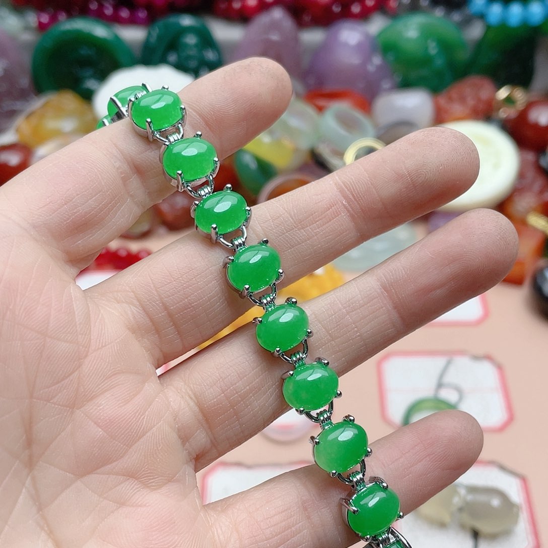 玛瑙/玉髓颈饰合金热****奶