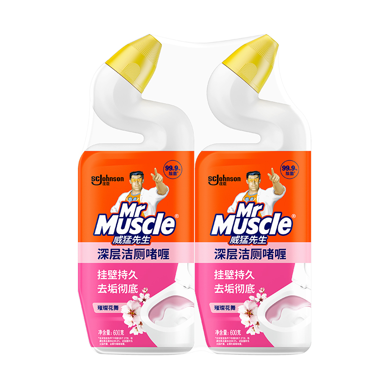 威猛先生深层净力洁厕啫喱璀璨花舞 （500克+100克）*2/组