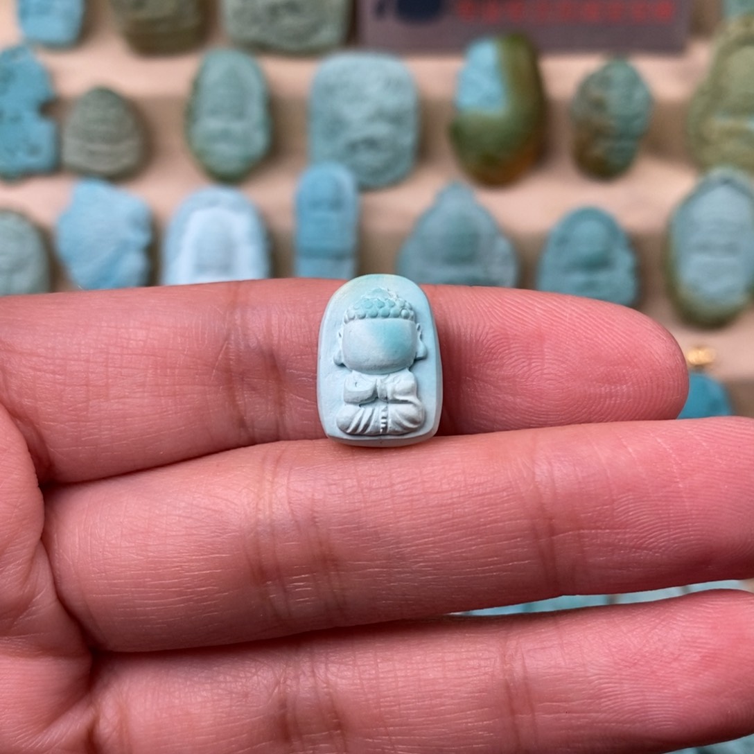 绿松石珠宝奇石未镶嵌