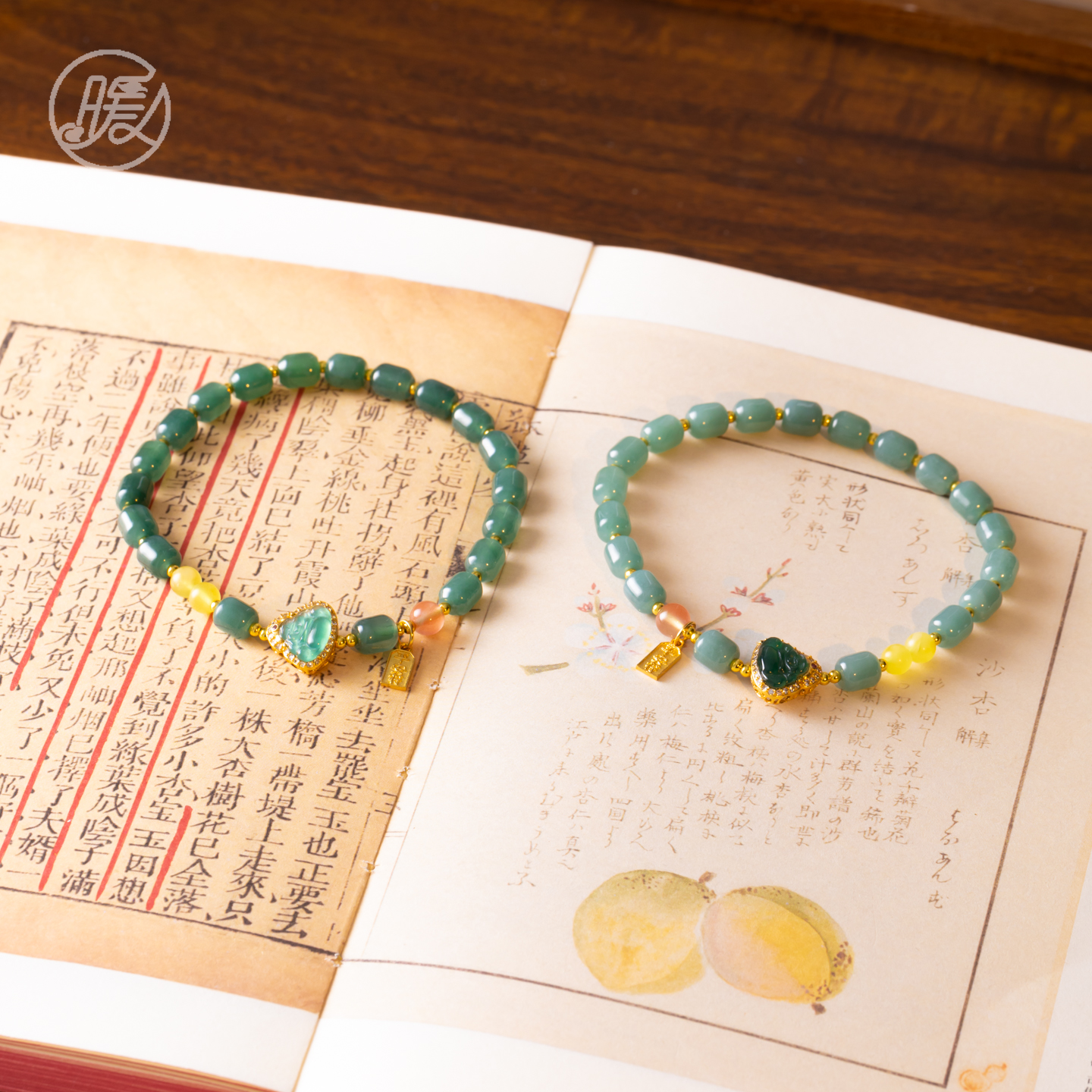 Nuanyan/暖言单圈桶珠翡翠手串5mm搭配佛公配件A7372多样性发一