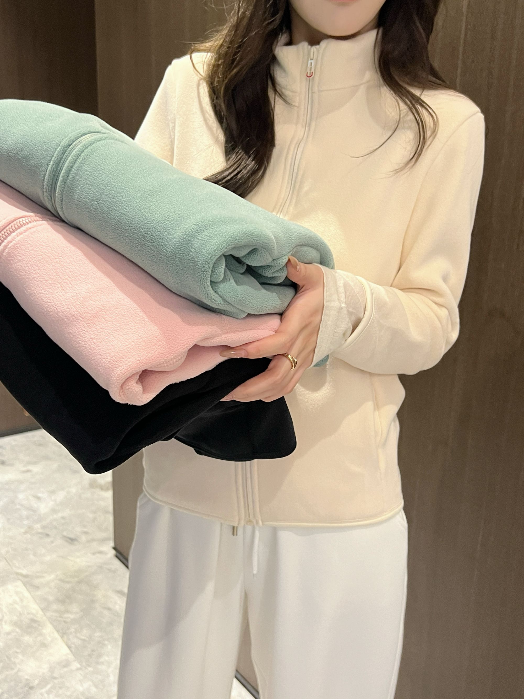 【BAGALIO】【像素绒粒】软糯摇粒绒秋冬外套 1076