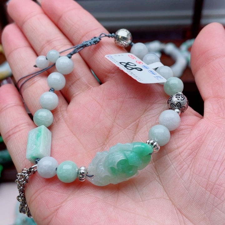 翡翠未镶嵌手链手链