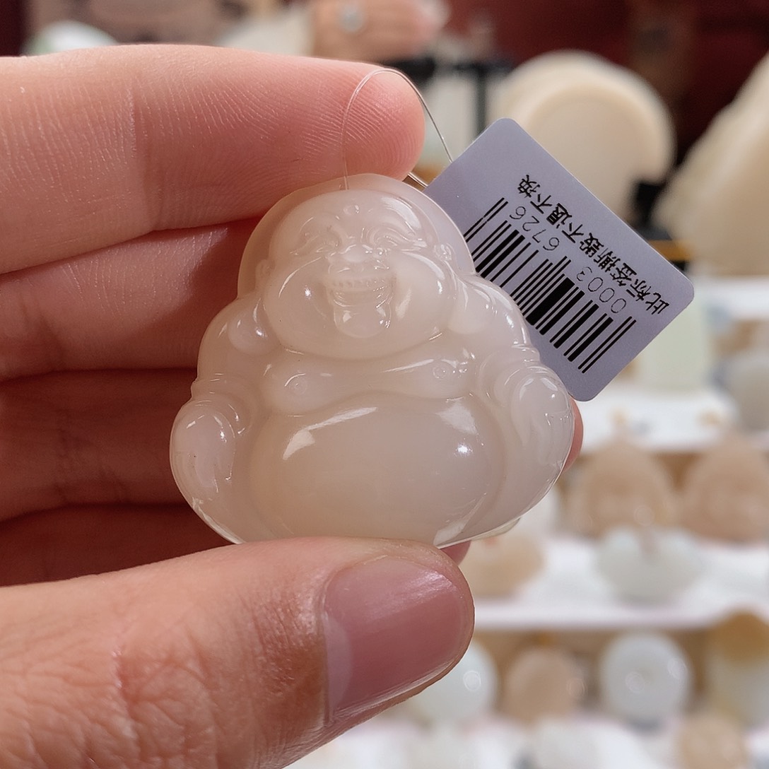 和田玉手链未镶嵌梨*点