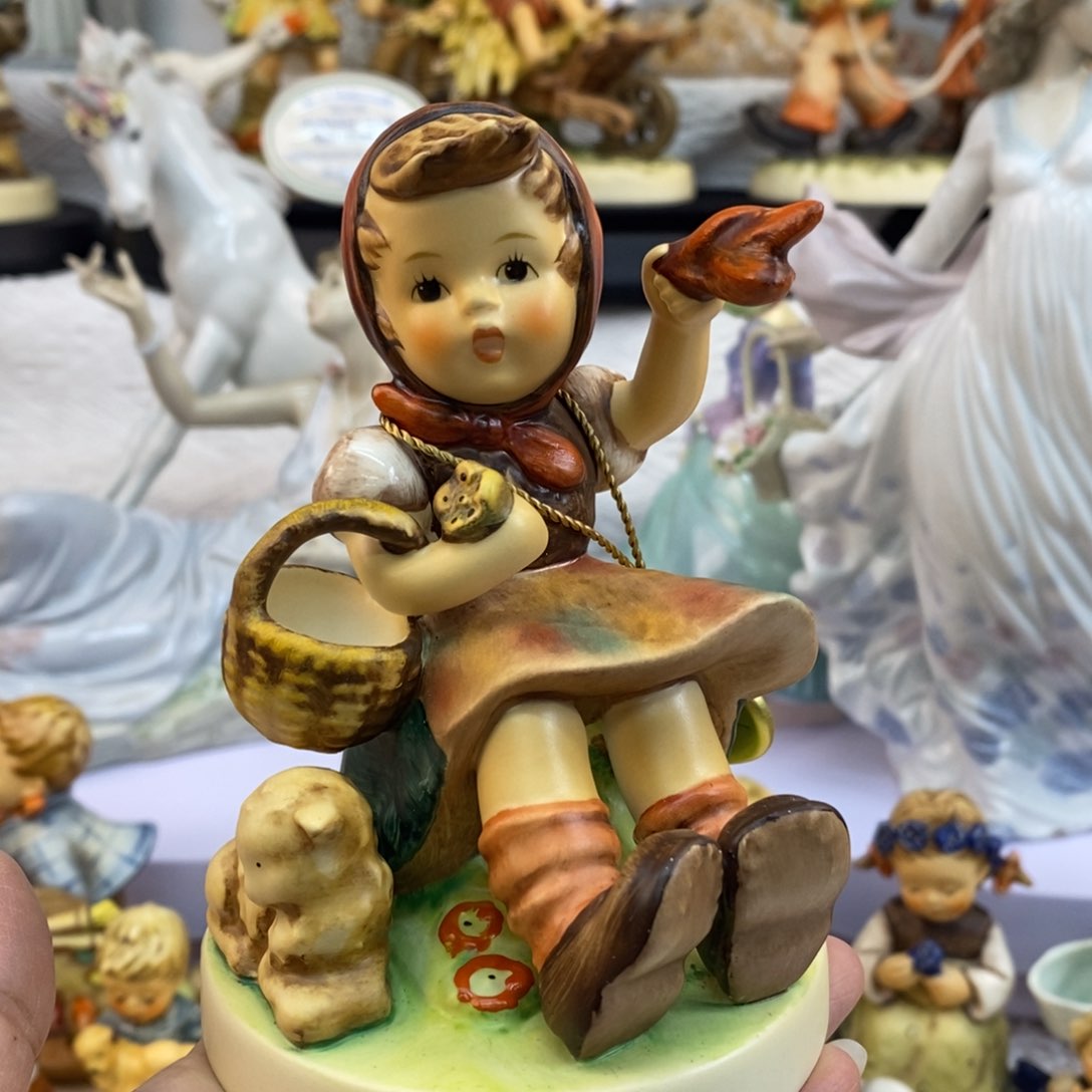 瓷片欧美中古美物摆件