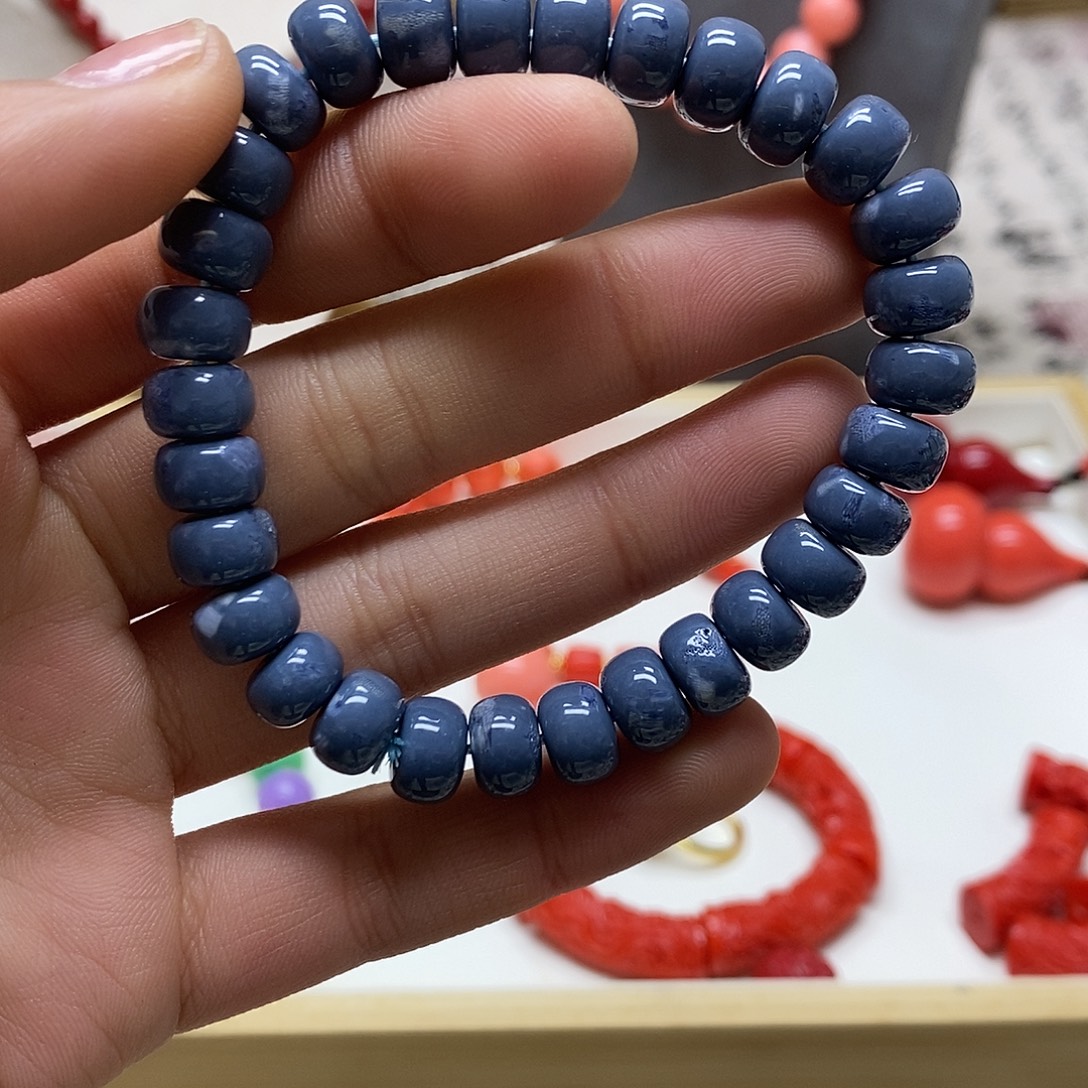 非金属蓝姑娘手链