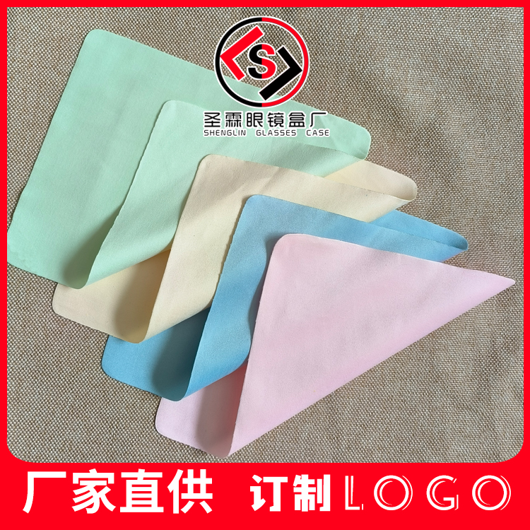 十盒起四色针一眼镜布超细纤维防起雾清洁便携擦拭布神器100张/盒