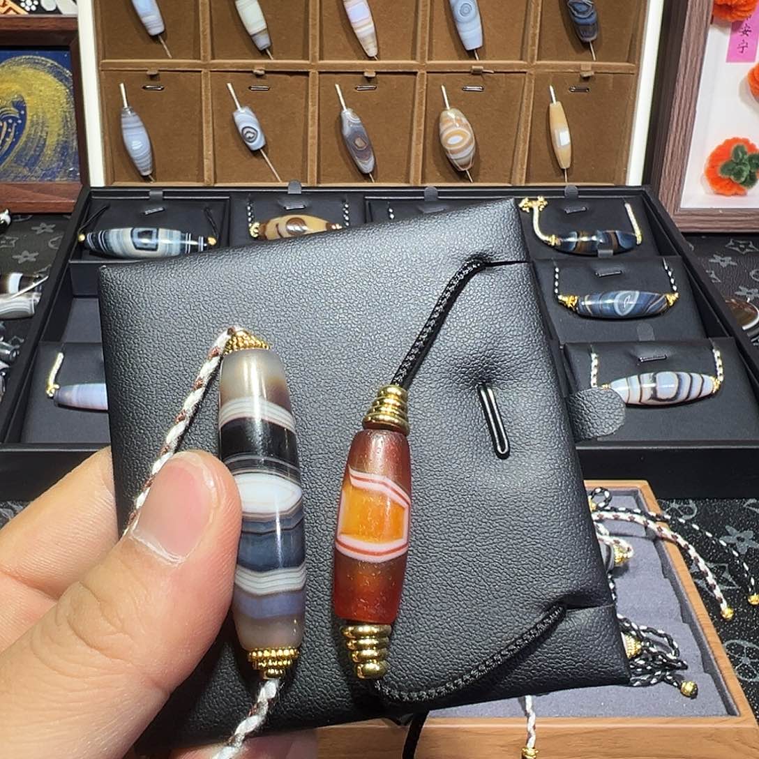 羽***中玛瑙/玉髓未镶嵌颈饰