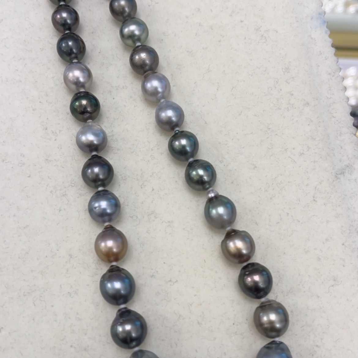 【闪购商品】海水珍珠颈饰银S925镶嵌9.7-12.3mm