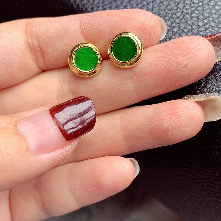 翡翠颈饰银S925镶嵌翡翠