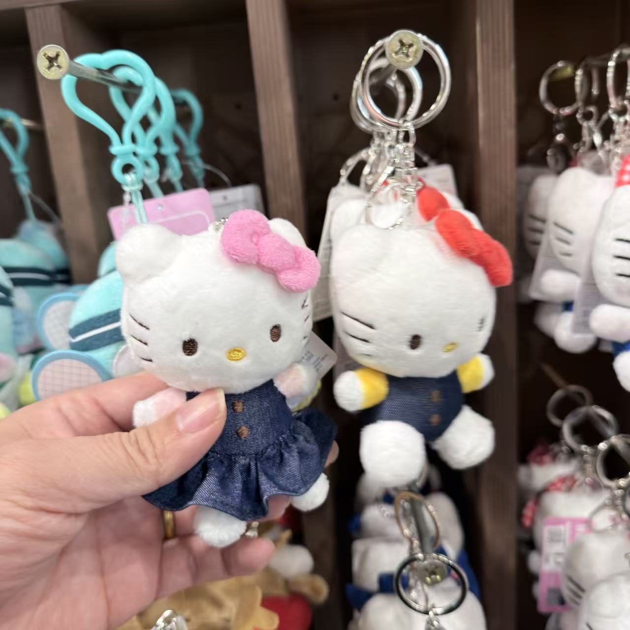 欣欣在韩国/新款爆款鞠婧祎鸭嘴夹凯蒂猫蝴蝶结小鞠发夹HH99