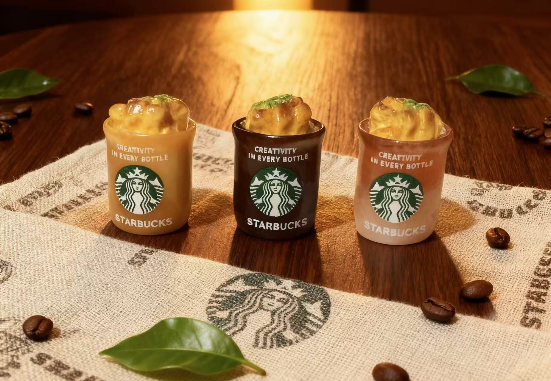 【定制款】星爸爸焦糖拿铁树脂配件手工创意DIY