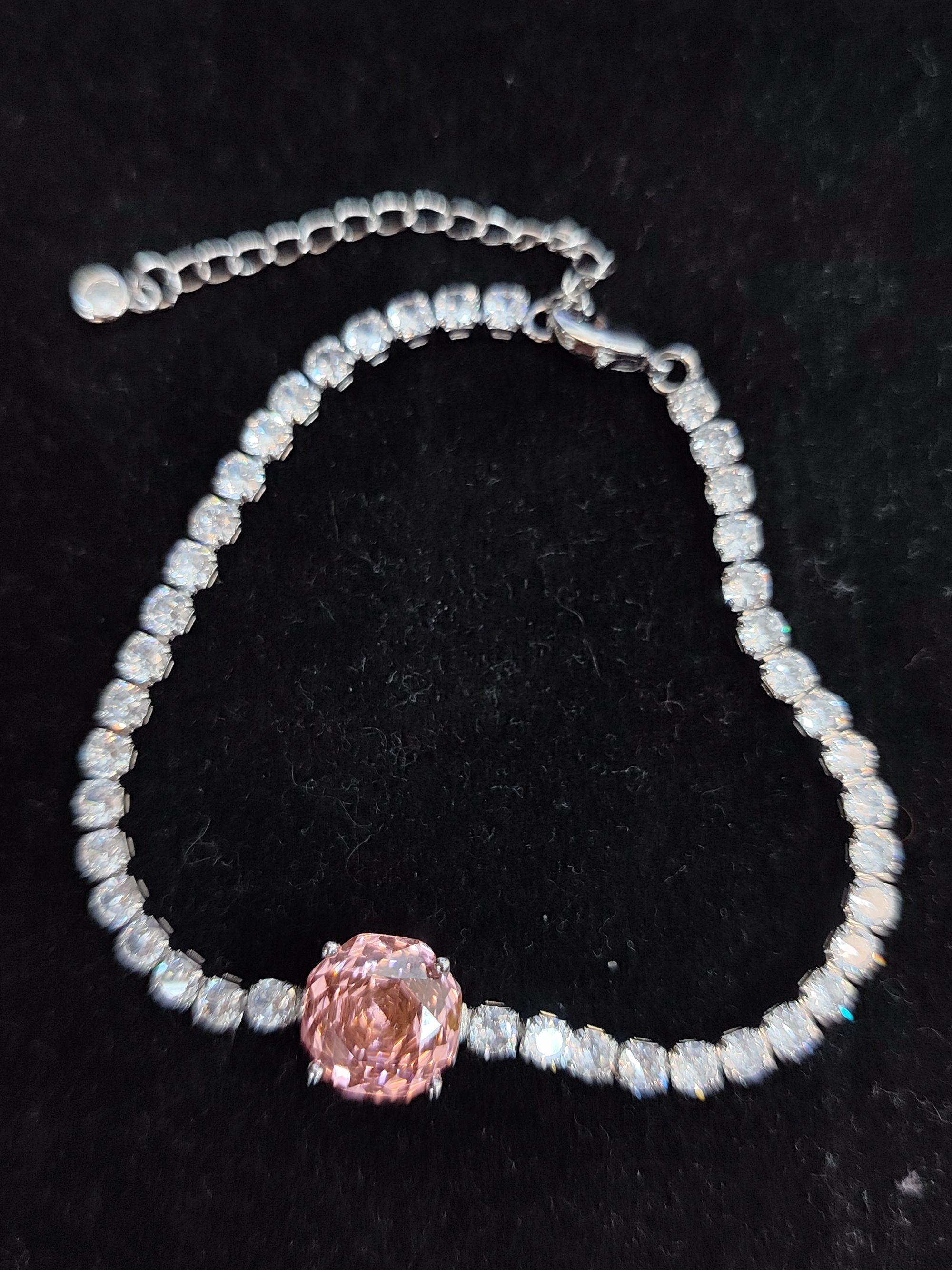 培育蓝宝石粉蓝宝手链（多样性一件发货）