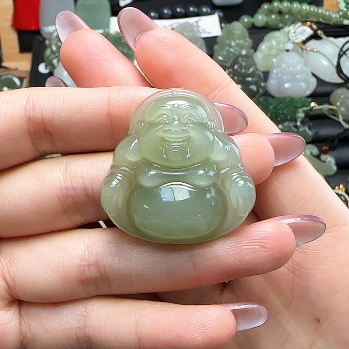 颈饰未镶嵌和田玉卡35