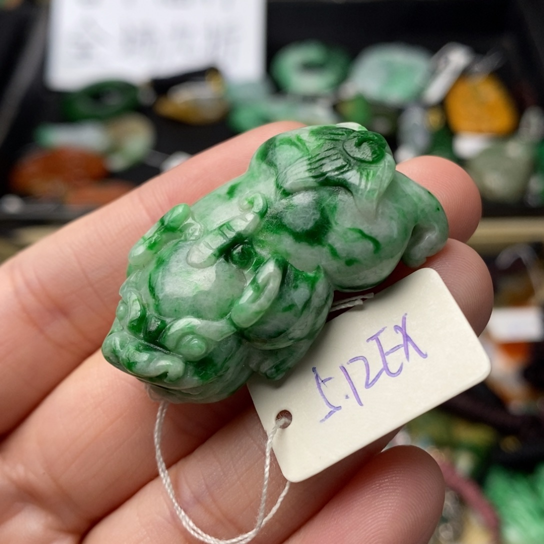 翡翠项链未镶嵌貔貅10号