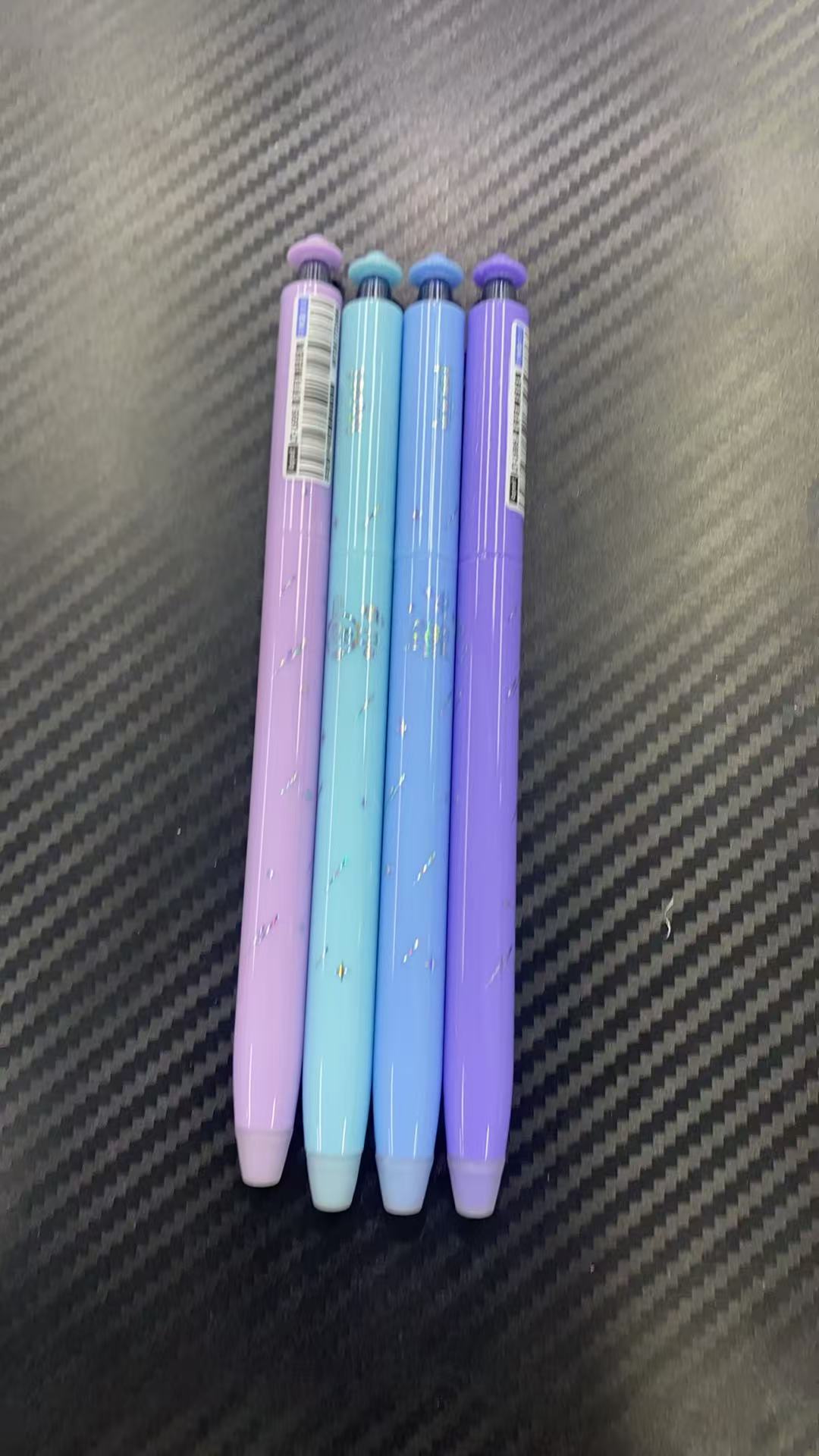 发4支乐派可擦笔，可擦蓝。掉封蜡不售后