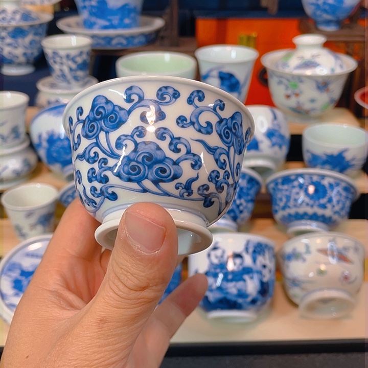 瓷片景德镇添青陶瓷667