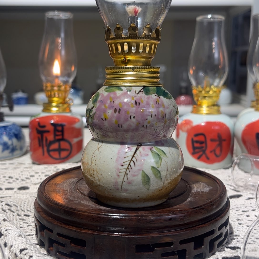 摆件景德镇陶瓷香薰灯