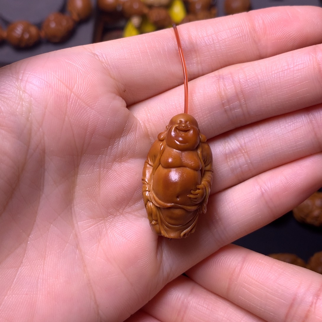 橄榄核手串/手链单颗弥勒