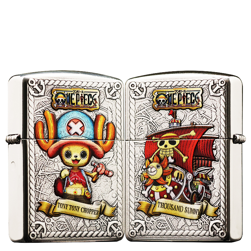 ZIPPO/之宝打火机【乔巴】白色彩绘盔甲机原装正品煤油机DYJ1