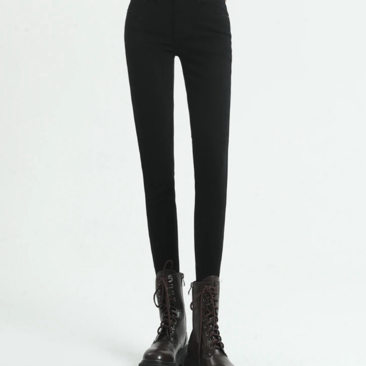 A8-1-10680款  薄绒高腰显瘦打底裤紧身可外穿长93